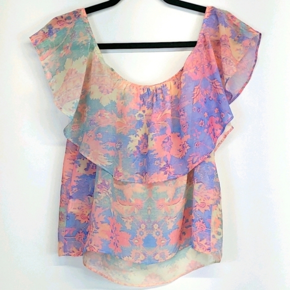 Show Me Your Mumu Blouse Chiquita Malibu Top Size XS - Picture 3 of 7